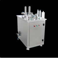 Semi- automatic silicone sealant filling machine for dual cartridges